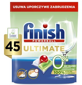 Kapsułki do zmywarki FINISH Ultimate 0% - 45 szt.