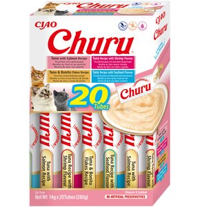 Przysmak dla kota INABA Ciao Churu Variety Owoce morza (20 x 14 g)
