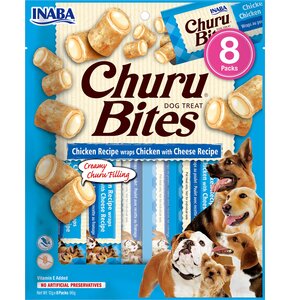 Przysmak dla psa INABA Churu Bites Kurczak z serem (8 x 12 g)