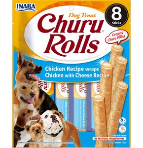 Przysmak dla psa INABA Churu Rolls Kurczak z serem (8 x 12 g)