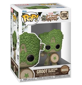 Figurka FUNKO Pop Marvel: We Are Groot Groot is Kapitan Ameryka