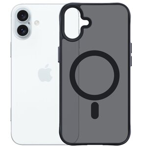 Etui 3MK Smoke Guardx MagCase do Apple iPhone 16 Czarny transparentny
