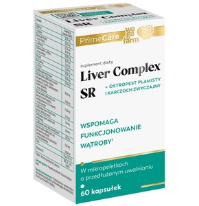 Suplement diety WEGAFARM Liver Complex SR (60 kapsułek)