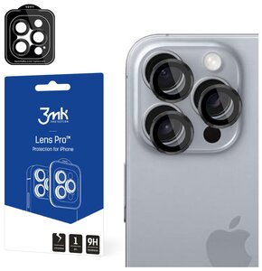 Szkło hartowane na obiektyw 3MK Lens Protection Pro do Apple iPhone 16/16 Plus