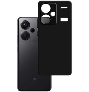 Etui 3MK Silicone Case do Xiaomi Redmi Note 13 Pro+ Czarny