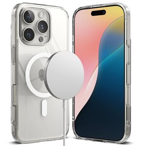 Etui RINGKE Fusion Magnetic Magsafe do Apple iPhone 16 Pro Max Przezroczysty