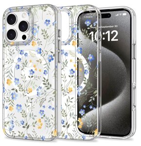 Etui TECH-PROTECT MagMood MagSafe do Apple iPhone 16 Pro Max Spring Flowers