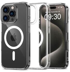 Etui TECH-PROTECT Flexair Hybrid MagSafe do Apple iPhone 16 Pro Max Przezroczysty