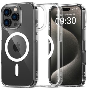 Etui TECH-PROTECT Flexair Hybrid MagSafe do Apple iPhone 16 Pro Przezroczysty