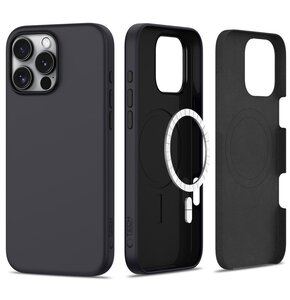Etui TECH-PROTECT Silicone MagSafe do Apple iPhone 16 Pro Czarny Mat