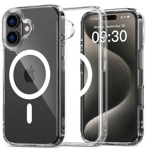 Etui TECH-PROTECT Flexair Hybrid MagSafe do Apple iPhone 16 Plus Przezroczysty