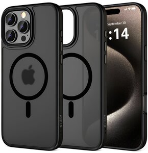 Etui TECH-PROTECT MagMat MagSafe do Apple iPhone 16 Pro Czarny Mat