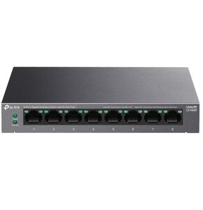 Switch TP-LINK LS108GP Gigabit Ethernet, 8 portów, Funkcja PoE