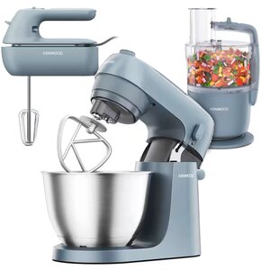 Zestaw KENWOOD CPG35.000GY (robot planetarny KZM35.000GY, mikser HMP40.000GY, malakser FDP22.130.GY)