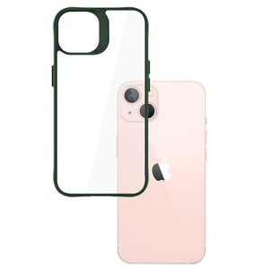 Etui 3MK Satin Armor Case+ do Apple iPhone 14 Przezroczysto-zielony