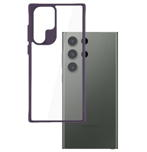 Etui 3MK Satin Armor Case+ do Samsung Galaxy S24 Ultra Przezroczysto-fioletowy