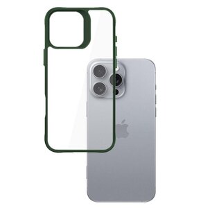 Etui 3MK Satin Armor Case+ do Apple iPhone 16 Pro Max Przezroczysto-zielony