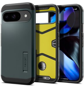Etui SPIGEN Tough Armor do Google Pixel 9/9 Pro Zielony