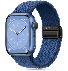 Pasek TECH-PROTECT NylonMag do Apple Watch 6/7/8/9/10/SE/Ultra 1/2 (44/45/46/49mm) Niebieski