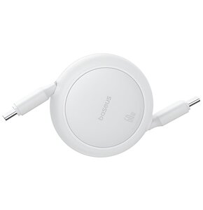 Kabel USB-C - USB-C  BASEUS Free2Pull Mini 60W 1 m Biały