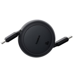 Kabel USB-C - USB-C  BASEUS Free2Pull Mini 60W 1 m Czarny
