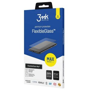 Szkło hybrydowe 3MK FlexibleGlass Max do Apple iPhone 16 Czarny