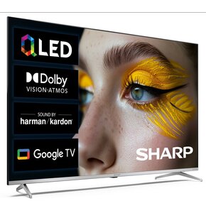 Telewizor SHARP 50GP6465E 50" QLED 4K Google TV Dolby Atmos Dolby Vision HDMI 2.1