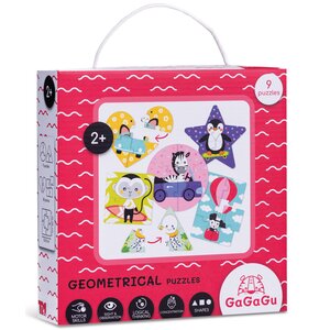 Puzzle GAGAGU geometryczne GGG0329 (38 elementów)