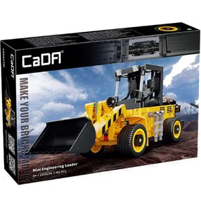 Klocki plastikowe CADA Make Your Bricks Move Mała koparko-ładowarka C65023W