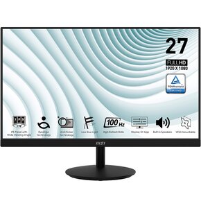 Monitor MSI Pro MP271A 27" 1920x1080px IPS 100Hz 1 ms [MPRT]