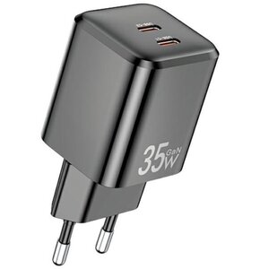 Ładowarka sieciowa AWEI PD65-EU GaN 35W Czarny