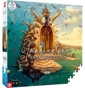 Puzzle CENEGA Imagination Jacek Yerka Port Harbor (1000 elementów)