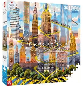 Puzzle CENEGA Imagination Tytus Brzozowski Nowy Jork New York (1000 elementów)