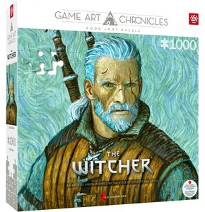 Puzzle CENEGA Game Art Chronicles Wiedźmin Geralt i Vincent Van Gogh (1000 elementów)