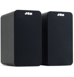 Aktywne, Podstawkowe kolumny głośnikowe JAM HX-P400-BK-EU Czarne (2 szt.), Bluetooth, Obudowa Bass Refleks, Wejście AUX
