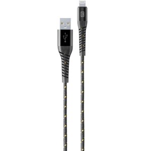 Kabel USB - Lightning CELLULARLINE Tetra Force 60W 2 m Czarny