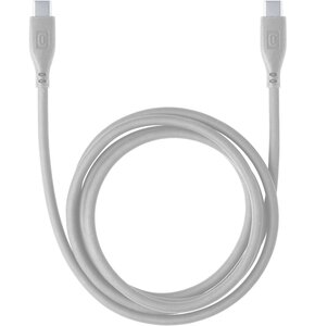 Kabel USB-C - USB-C CELLULARLINE Soft Max 1.2 m Szary