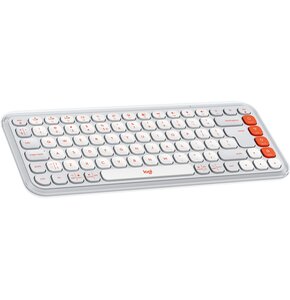 Klawiatura LOGITECH POP ICON Keys Off White
