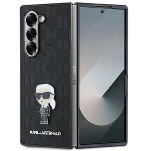 Etui KARL LAGERFELD Saffiano Ikonik Pin do Samsung Galaxy Z Fold 6 Czarny