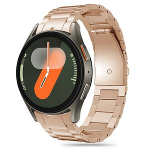 Pasek TECH-PROTECT Stainless do Samsung Galaxy Watch 4/5/5 Pro/6/7/FE Różowe złoto