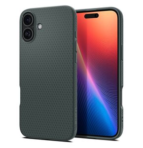 Etui SPIGEN Liquid Air do Apple iPhone 16 Zielony