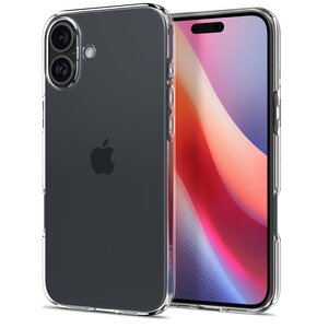 Etui SPIGEN Liquid Crystal do Apple iPhone 16 Przezroczysty