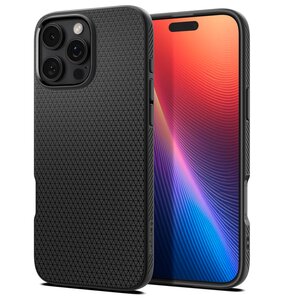 Etui SPIGEN Liquid Air do Apple iPhone 16 Pro Czarny mat
