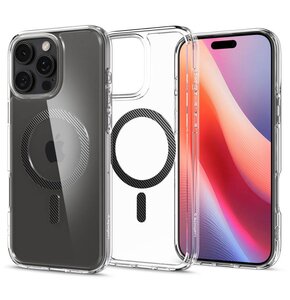 Etui SPIGEN Ultra Hybrid Mag Magsafe do Apple iPhone 16 Pro Max Przezroczysto-czarny