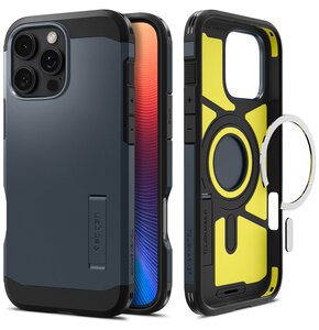 Etui SPIGEN Tough Armor Mag MagSafe do Apple iPhone 16 Pro Max Metalowy grafit
