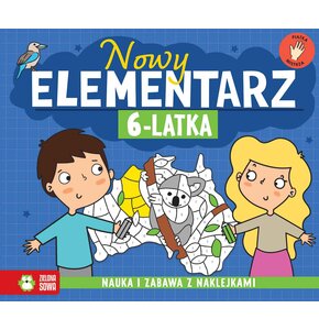Książka z zadaniami Nowy elementarz 6-latka (miękka okładka)