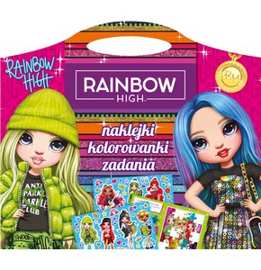 Kolorowanka Rainbow High Naklejki, kolorowanki, zadania (twarda okładka)