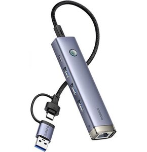 Hub BASEUS UltraJoy Series 4w1 USB Typu C, Pasywny