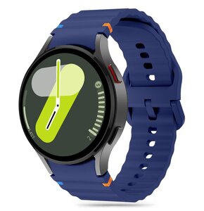 Pasek TECH-PROTECT Silicone Sport do Samsung Galaxy Watch 4/5/5 Pro/6/FE Granatowy