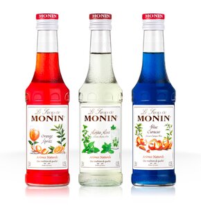 Zestaw syropów do koktajli MONIN Maxi Set 3 x 250 ml